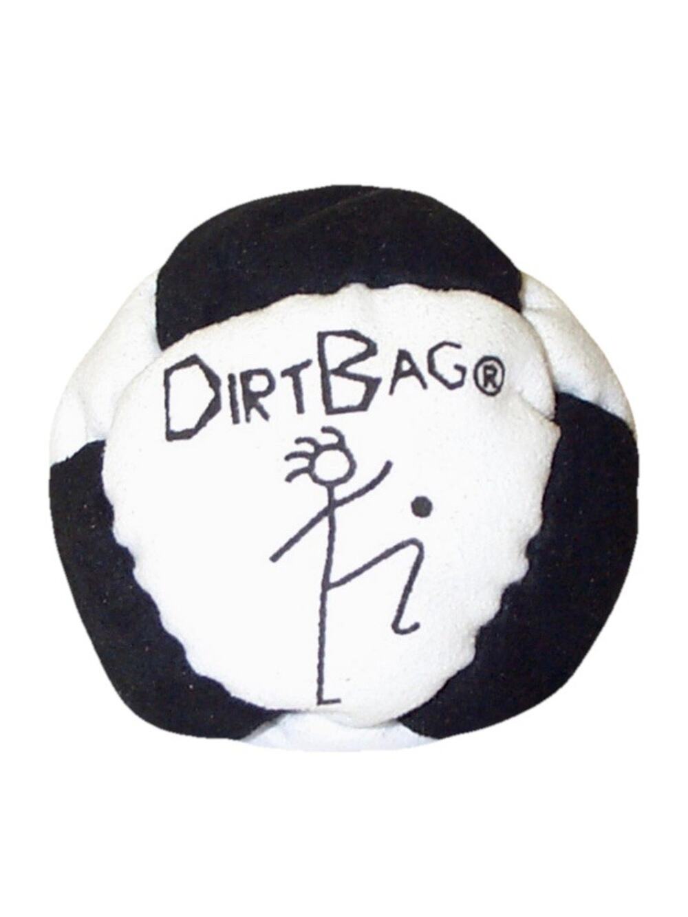 🔥World Footbag Classic DirtBag Footbag Hacky Sack BLACK/WHITE BNWT🔥
